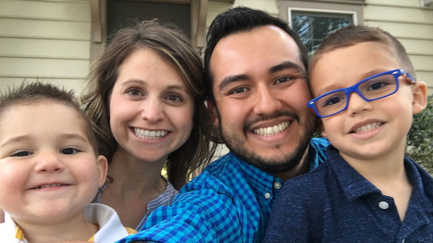 Family selfie photo
