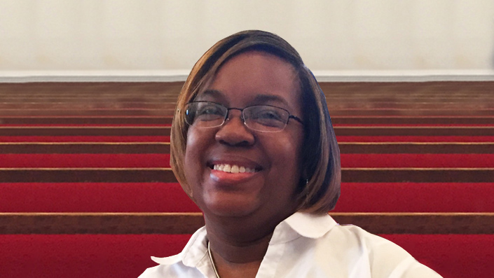 Kita Mitchum, a community health worker trained by Georgia Regents University (GRU) Cancer Center’s cancer-Community Awareness Access Research and Education initiative, known as c-CARE 