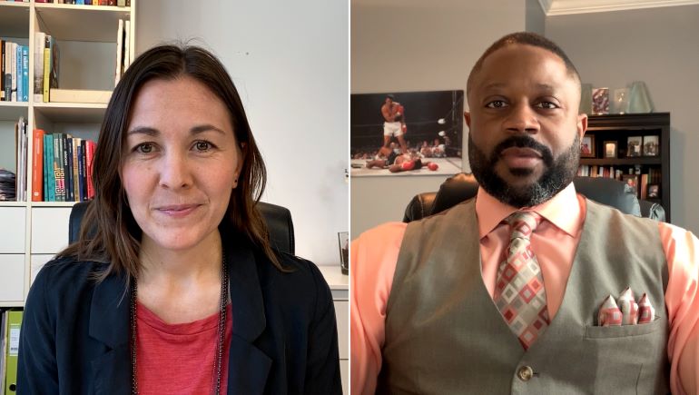 Royce Thomas with Frida Dunger Johnsson